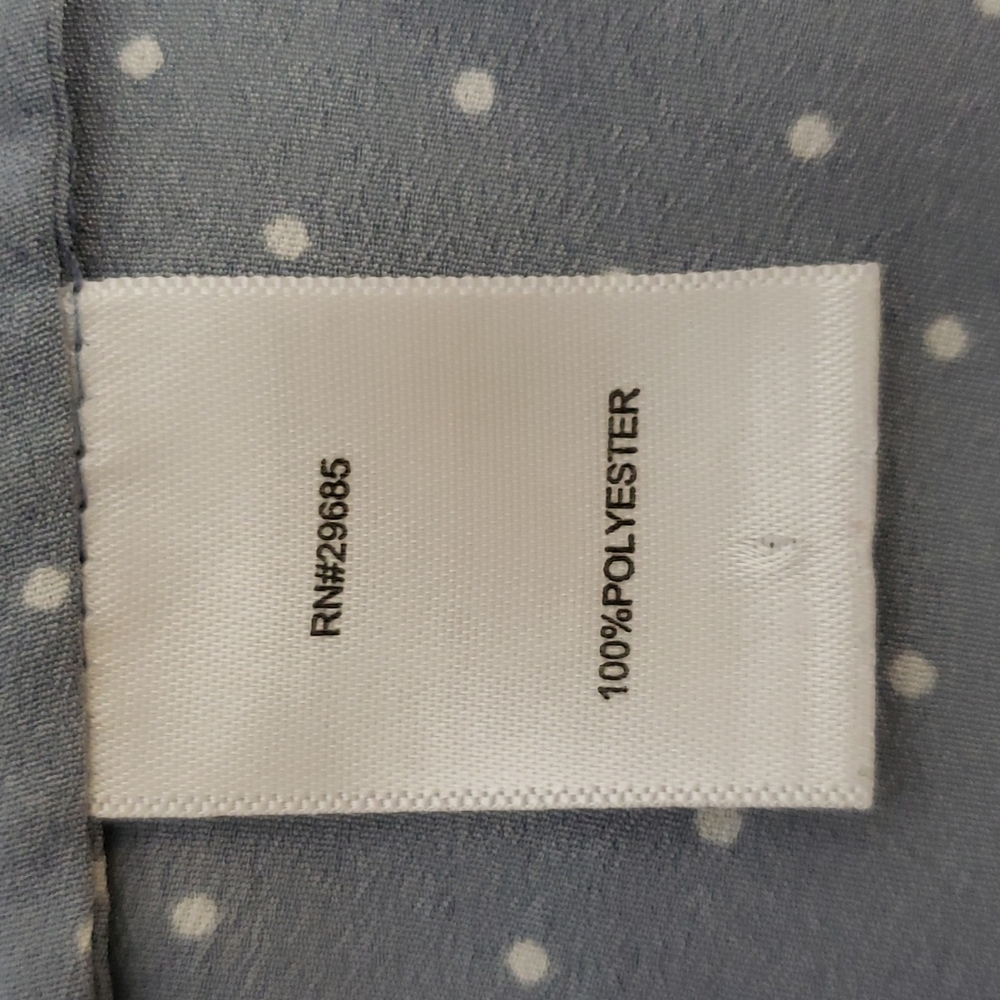 Pendleton Blue W White Dots Button Up Shirt - Picture 8 of 9